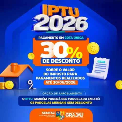 PAGAMENTO EM COTA ÚNICA!